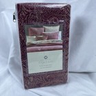 Hotel Collection Classic Regal Paisley Euro Sham Berry Invisible  Zipper