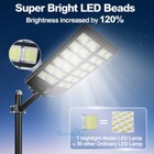 Outdoor Solar Street Light Motion Sensor Lamp Commercial Dusk To Dawn Road Lamp