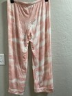 New Nordstrom Stretch Modal Pajama Pants Tie Dye Bottoms Medium M Pink