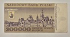 Poland Banknote 200 000 Zlotych 1989