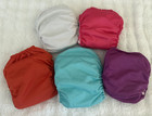 Bum Genius Freetime Snap Attached Inserts Cloth Diapers Lot 5 Baby Girl