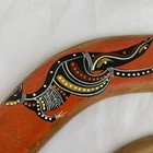 Vintage Australian Boomerang Set 10      14    Hand Painted Kangaroo Aboriginal Art