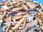 50  1 -4  Pieces Tiny Pacific Ocean Driftwood Pieces  Hand-gathered Arts   Cra