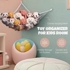 Stuffed Animal Hammock Corner Net 2-pack     Stuffed Animal Net   Mesh Toy Orga   