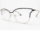 Prada Eyeglasses Women s Vpr 54u Black pale Gold  Frame 53-19-145mm  Italy Nib