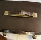 Vtg Zenith G725 Am fm Art Deco Choc Bakelite Tube Radio Retro Sound Working