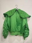 Winter Men s Overdrive Hooded Bomber Jacket Zip Up Pleated Sleeve