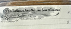 1900s Tonopah Nv  nye Co Mining Town  Nevada 1st National Bank Of Nevada  Check