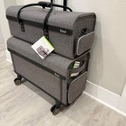 Cricut Machine Storage   Stackable Tote Tweed  go Rolling  In Style Craft Tote