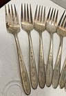 Lot 12  Vtg Oneida Community 1923 Grosvenor Silver Plate Salad Dessert Fork  D