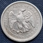 1875 S Twenty Cent Piece 20c Silver Type Coin Rare High Grade Au  96561