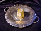 Om Zodiac Mandala Altar Offering Plate Puja Silver Copper W Mt  Kailash Stone