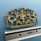 Hook   Spike Lantern Clock Fret Brass Old Antique