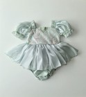 Girls Mermaid Sequin Dress Baby Girl 1st Birthday Dress Pastel Green Party Dress