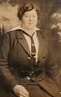 Ww1 1910 s Real Photo Postcard Woman In Military Uniform Unused 3 5 X 5 5