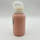 Bkr Pout Heart Teeny 8oz Glass Bottle Silicone Sleeve