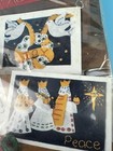 Bucilla Paper Stitches 2003 Plaid Spirit Of The Season Felt Card Kit 85000 New