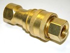 Carpet Cleaning - Brass 1 4  Quick Disconnect For Wand  Hoses