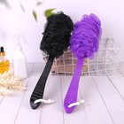 Back Scrubber Brush Long Handle For Shower  Loofah On A Stick Sponge Back