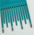 Vintage Mebco Plastic Hair Pick Comb Teal