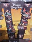 Disney Pirates Of The Caribbean Pin Starter Set 4 Pins   Lanyard New