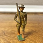 Barclay   Manoil Toys Metal Soldier Artillery Cannon Doughboy Infantry Vintage
