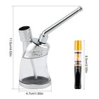 Shisha Hookah Water Tobacco Smoking Pipe Bong Double Filter Cigarette Holder Us