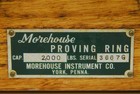 Morehouse 2000 Lb Capacity Proving Ring W  Case