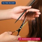 15 Pcs Hair Cutting Scissors Professional  Thinning Shears For Hair Cutting  Bla