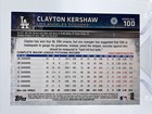 2015 Topps Clayton Kershaw Baseball Card  100 Mint Free Shipping