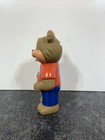 1993 Shoney s Bear Mascot Coin Piggy Bank Vintage Advertising Restaurant 8  Euc