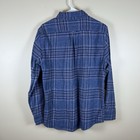 Eddie Bauer Men s Flannel Shirt Heavy Cotton Size Medium Long Sleeve