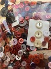 Huge Lot Of Vintage   New Buttons Plastic  Metal   Aluminum All Shapes   Sizes