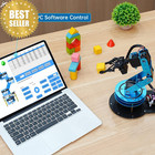 6dof Robot Arm Kit 5 Servo Mechanical Claw Pc App Control