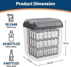 30l Portable Car Refrigerator Cooler   Warmer Dual 12v 110v Ac dc Thermoelectric