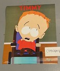 Vintage 2000 South Park Timmy In Wheelchair Poster  unused  16x20 