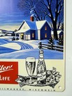 Miller High Life Beer Sign - Retro Christmas - Miller Lite