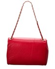 Valentino By Mario Valentino Posh Signature Leather Shoulder Bag Women s Red