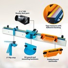 Powertec 71655 Deluxe Router Table Fence System 3-1 2  Tall 32  Long