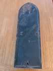 Vintage Primitive Farmhouse Cast Iron Boot Long Match Safe Holder