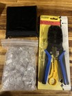 New Rj45 Rj11 Cat5 Cat6 Network Tool Kit Cable Tester Crimper - Ay7