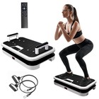 Linear Vertical Vibration Plate Exercise Machine  50   60hz Whole Body Platform
