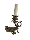 Bronze Candle Holder  19th Century  Victorian