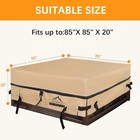 Square Hot Tub Cover  Waterproof  Uv Protection  Spa Cover