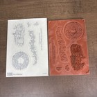 Stampin    Up  Full Of Blessings Cling  128081 Set Of 6 Fall Thanksgiving Pumpkin