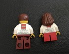 Lego Mini Figure Lot Set Of 2 Extremely Rare Kladno Pf 2018 Employee Gift New 