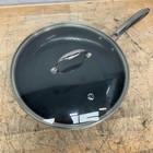 Hexclad Hybrid Nonstick 10-inch Fry Pan With Tempered Glass Lid stay-cool Handle