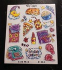 Very Rare   Htf  Vintage Sticker Sheet  Nrn Designs -sweet Dreams  slumber Party