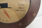 Barbara Lloyd  Snow Place Like Home 9  Plate  Snowman  Holiday Winter Salt Box