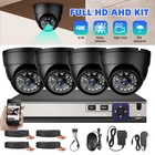 4ch H 265  5mp Lite Dvr 1080p Outdoor Cctv Home Security Camera System Kit Usa
